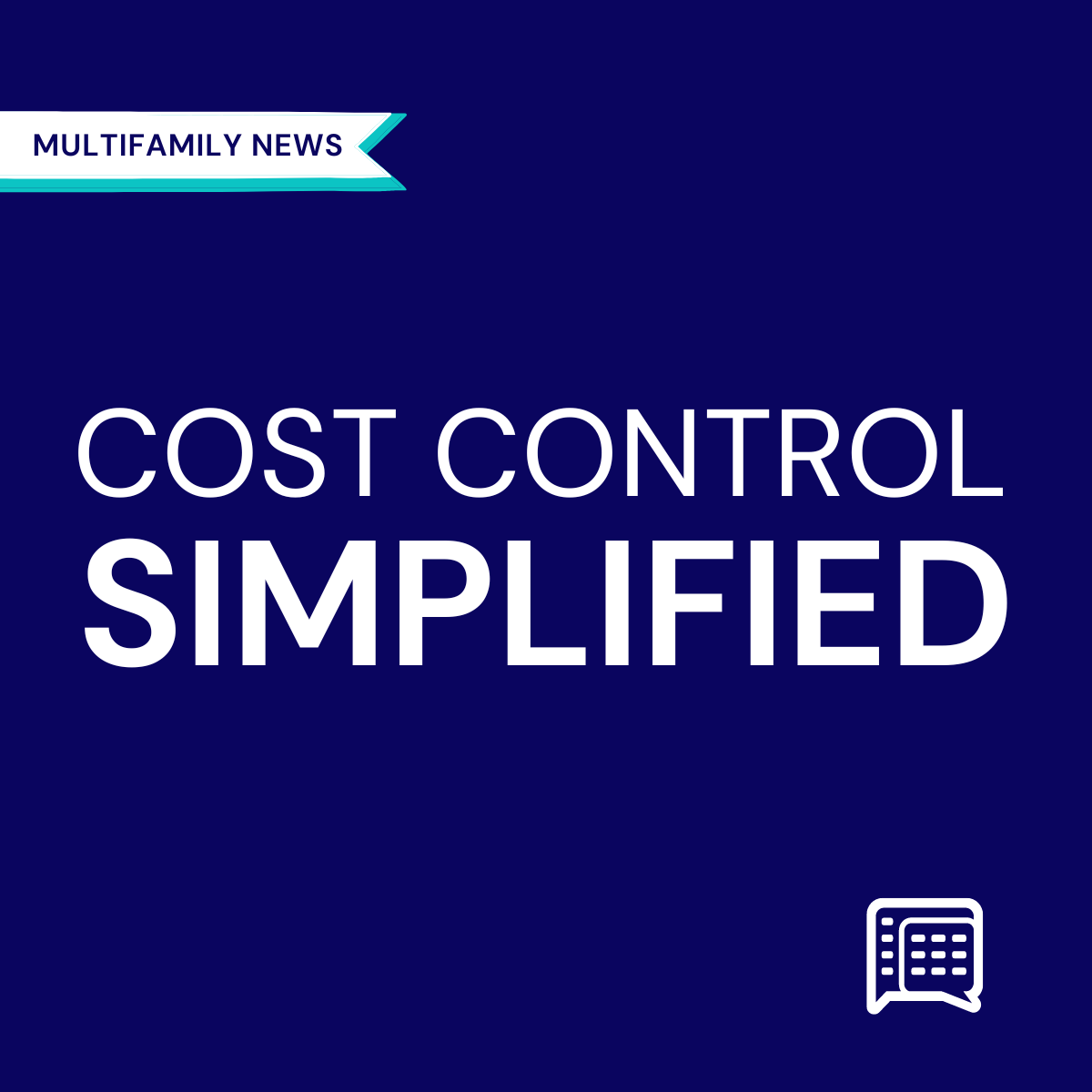 Cost Control Simplified